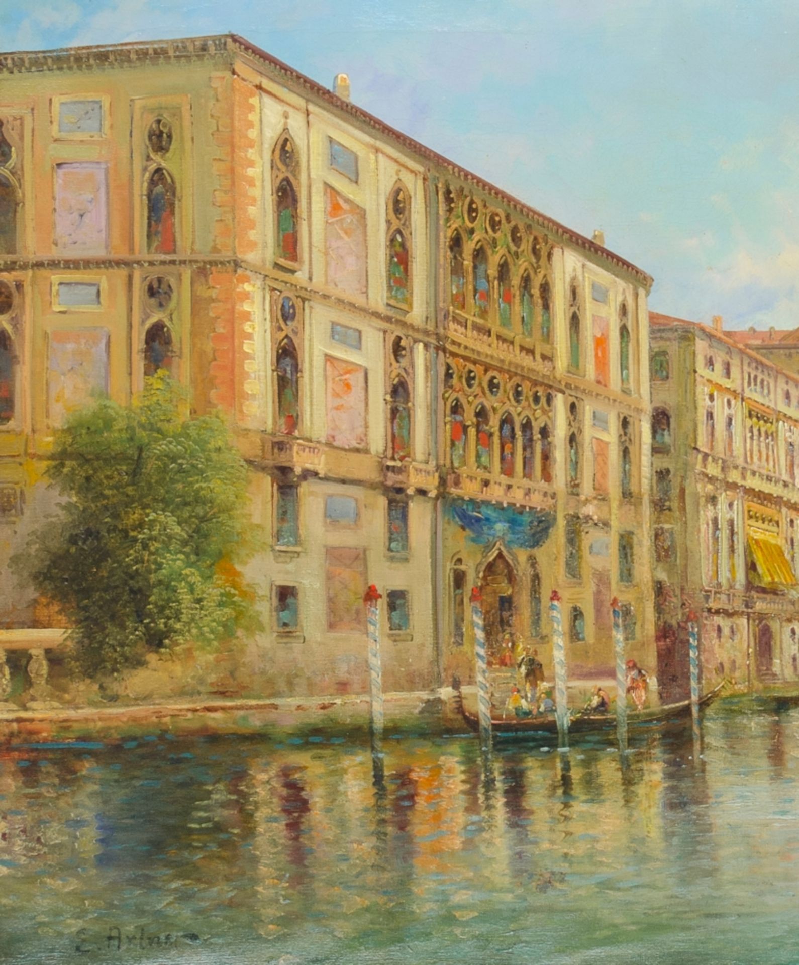 Artner, E. Canale Grande in Venedig. - Bild 2 aus 3