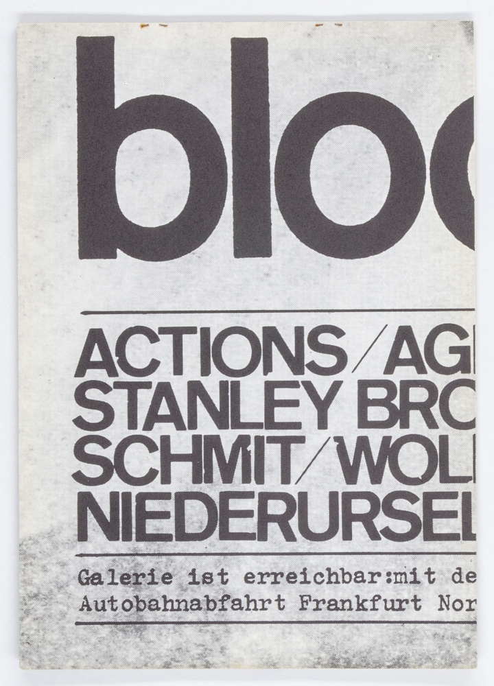 Fluxus - - Brock, Bazon. Vier Titel - Image 2 of 2