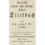 Wedekind, Rudolf. Deutsch- Latein- und