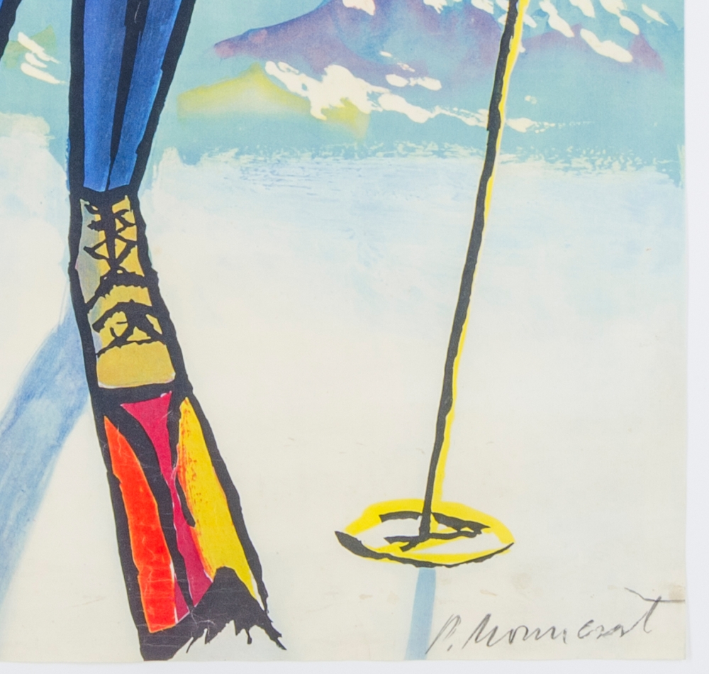 Plakate - - Monnerat, Pierre. Ski - - Image 2 of 2