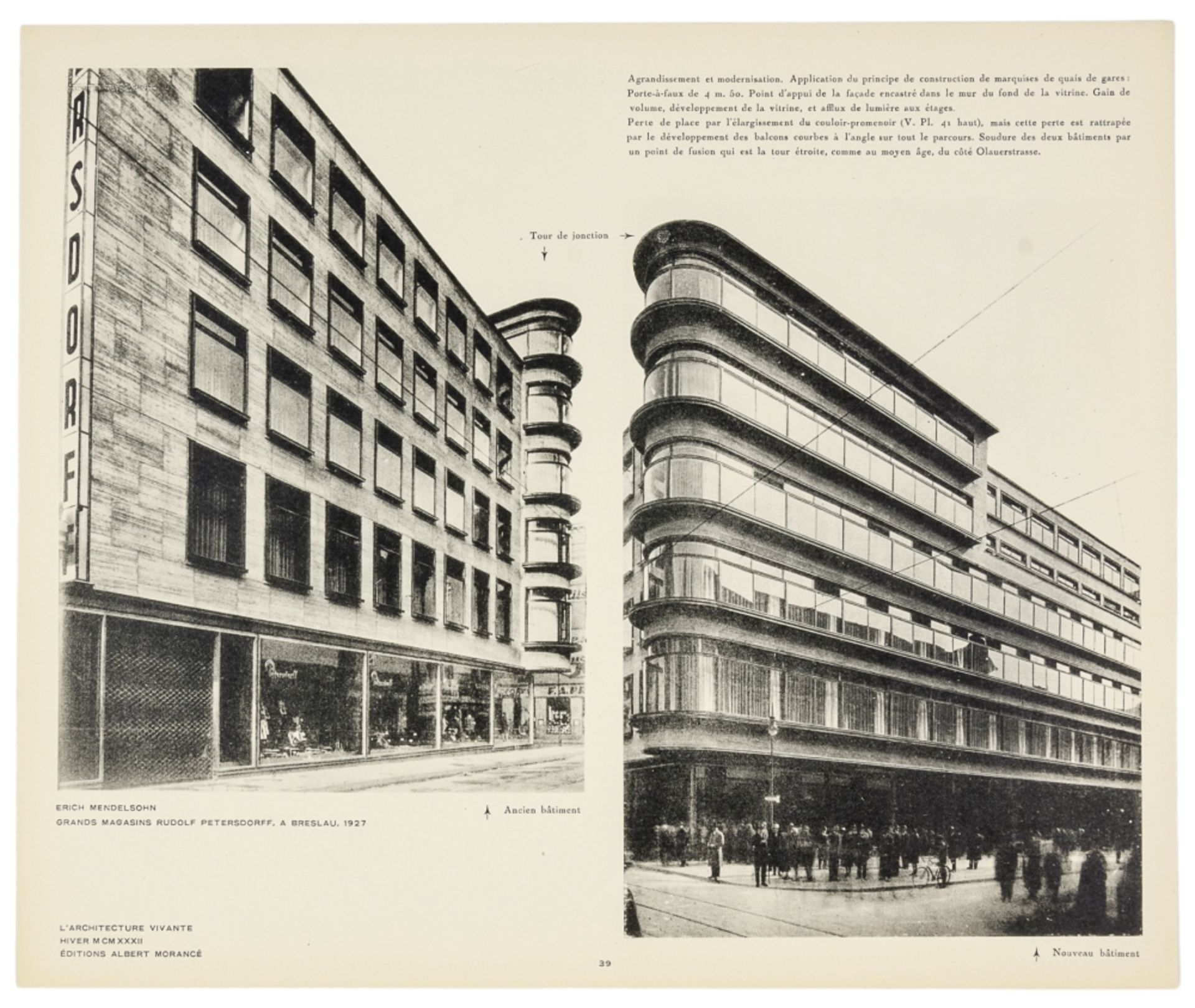 Architektur - - Mendelsohn, Erich. - Image 2 of 3