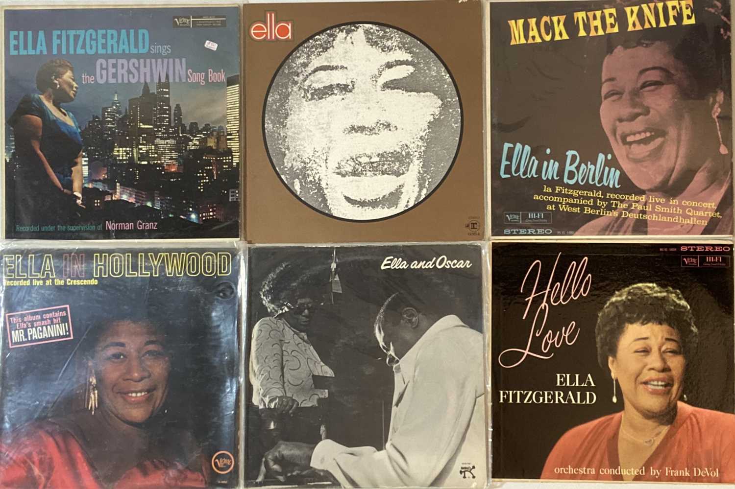 ELLA FITZGERALD - LPs. - Image 2 of 5