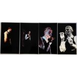 DAVID BOWIE PHILIPPE AULIAC SIGNED PHOTOGRAPHS