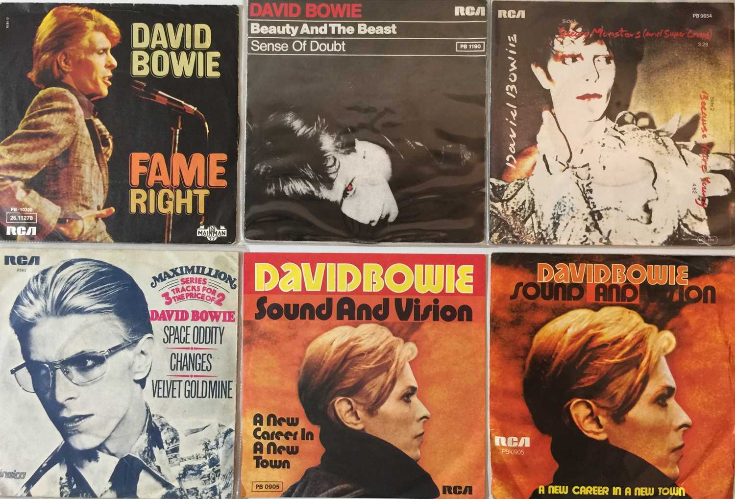 David Bowie - European Picture Sleeve 7" (Mainly 70s) - Image 2 of 2