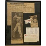 DAVID BOWIE TORONTO 1974 DISPLAY INC TICKET STUB