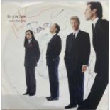 DAVID BOWIE AND TIN MACHINE SIGNED SINGLE