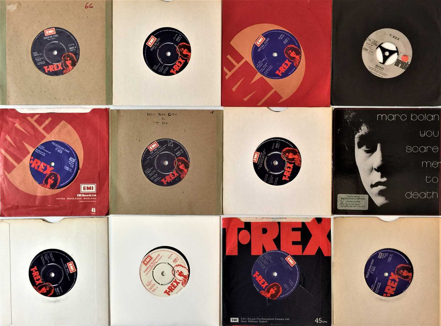 T. Rex/Marc Bolan - 7" Collection - Image 2 of 3