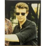 DAVID BOWIE 1991 SIGNED PHOTO