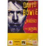 DAVID BOWIE POSTERS INC FRENCH OUTSIDE TOUR