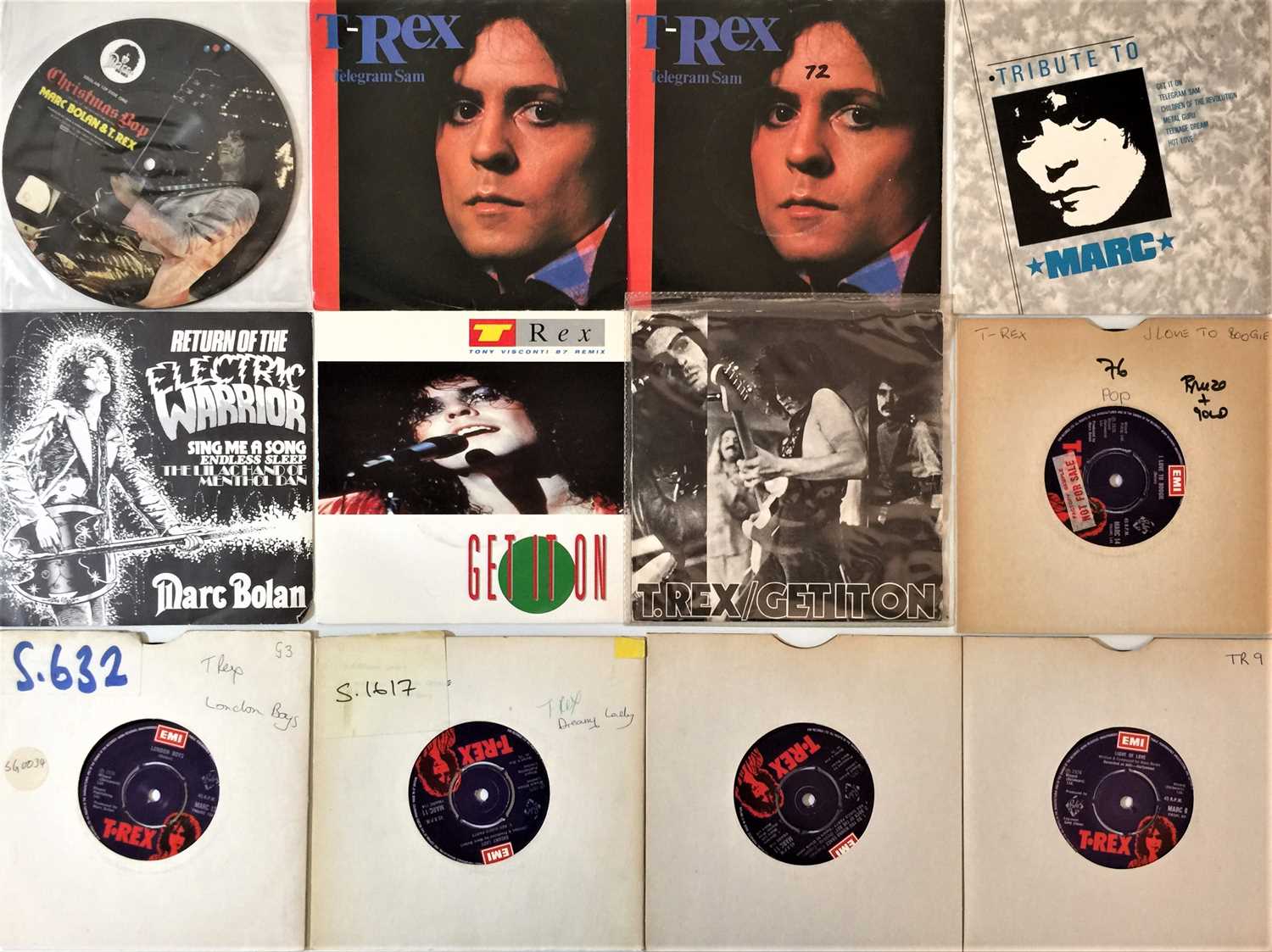 T. Rex/Marc Bolan - 7" Collection