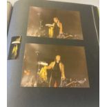 DAVID BOWIE 1997 EARTHLING TOUR SCRAPBOOK WITH FAN TAKEN CONCERT PHOTOS