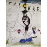 THE CURE SIGNED POSTER