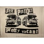 SEX PISTOLS PRETTY VACANT JAMIE REID SIGNED POSTER