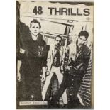 THE CLASH 48 THRILLS ZINE AND ORIGINAL PHOTO