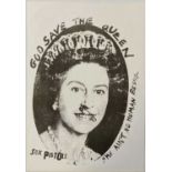 SEX PISTOLS GOD SAVE THE QUEEN ORIGINAL FLYER