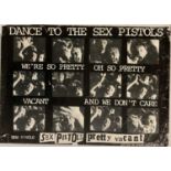 SEX PISTOLS PRETTY VACANT ORIGINAL POSTER