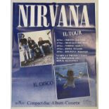 NIRVANA ITALIAN TOUR DATES POSTER