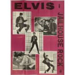 ELVIS JAILHOUSE ROCK DANISH POSTER