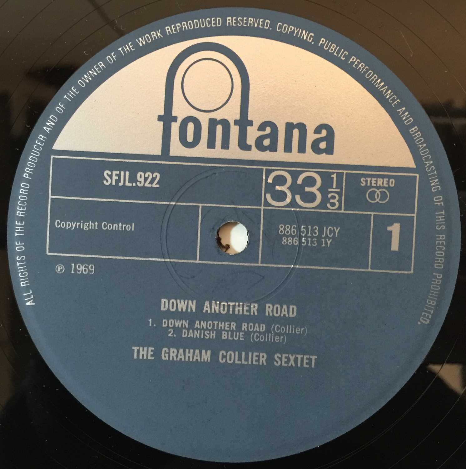 Graham Collier Sextet - Down Another Road LP (Original UK Release - Fontana SFJL 922) - Image 3 of 4