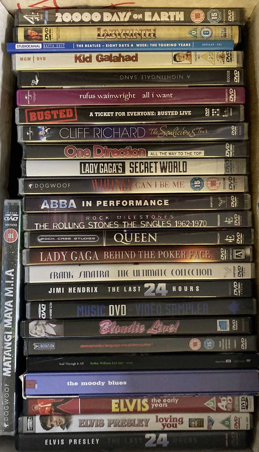 CD SINGLES AND MUSIC DVDS - Image 5 of 5