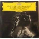 ANJA THAUER/JEAN FRANCAIX - MAX REGER/JEAN FRANCAIX SUITE/FANTASY LP (ORIGINAL DEUTSCHE GRAMMOPHON S