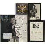 PHILIP GLASS / STEVE REICH SIGNED ITEMS