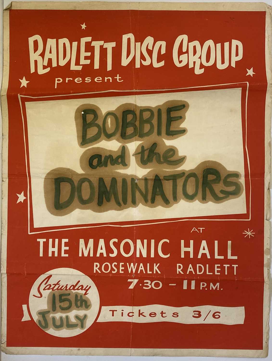 RITCHIE BLACKMORE - EARLY CONCERT POSTER