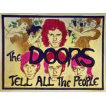 THE DOORS HAND PAINTED POSTER