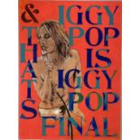IGGY POP HAND PAINTED POSTER