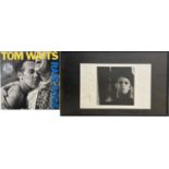 TOM WAITS SIGNED LP AND PHOTO