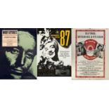 BILLY BRAGG POSTERS - RED WEDGE ETC