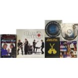 STATUS QUO SIGNED BOOK AND MEMORABILIA