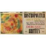 ROSTROPOVICH/MARTINON - DECCA ED1 SXL LPs.