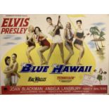 ELVIS PRESLEY - BLUE HAWAII UK QUAD
