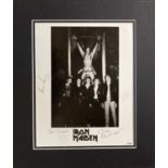 IRON MAIDEN SIGNED PHOTOGRAPH