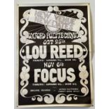 LOU REED 1972 POSTER