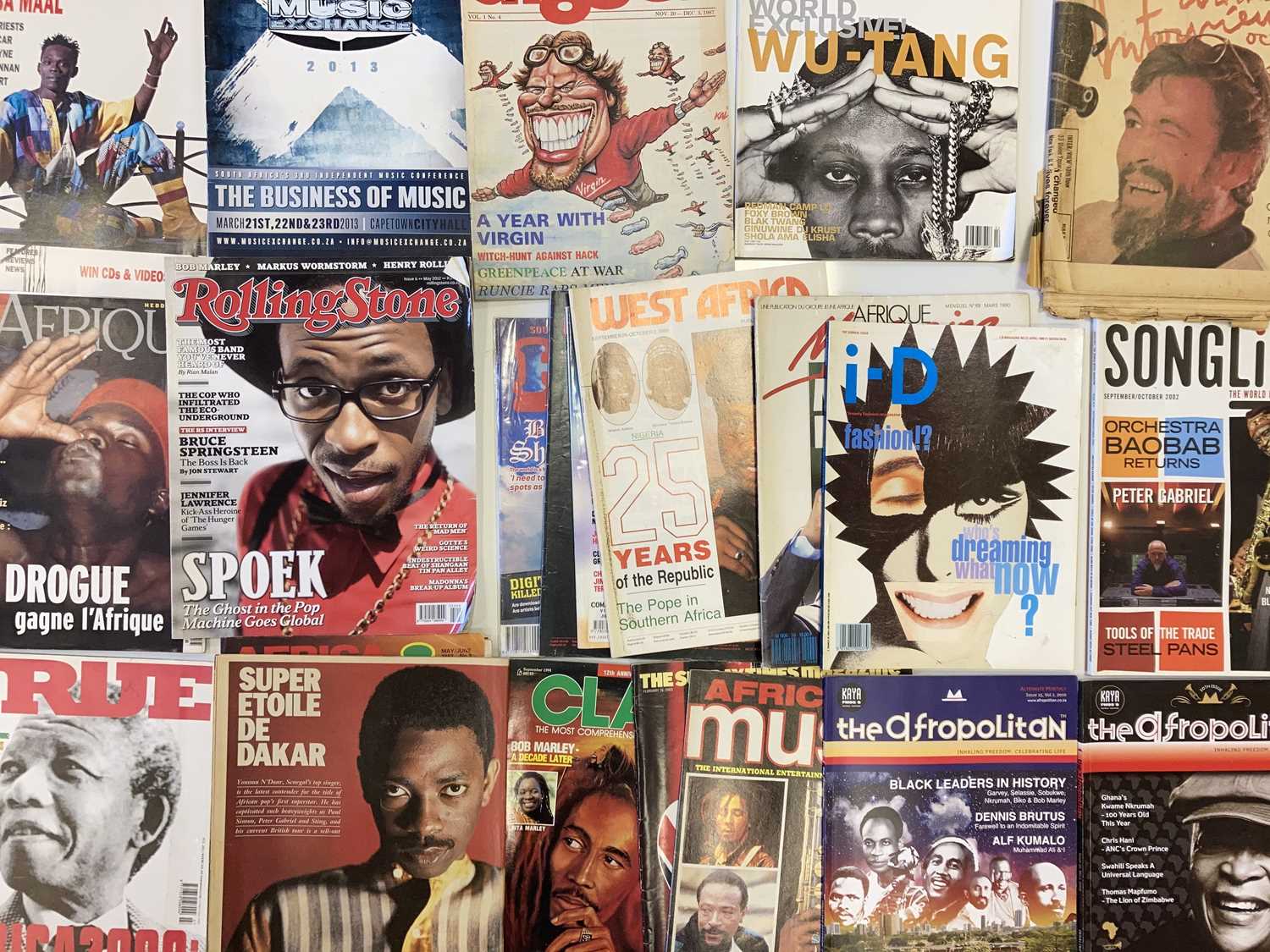 AFRICAN /. REGGAE MUSIC MAGAZINES