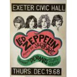 LED ZEPPELIN HAND PAINTED POSTER