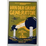 VAN DER GRAAF GENERATOR POSTER DERBY 1975