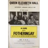 FOTHERINGAY 1971 POSTER