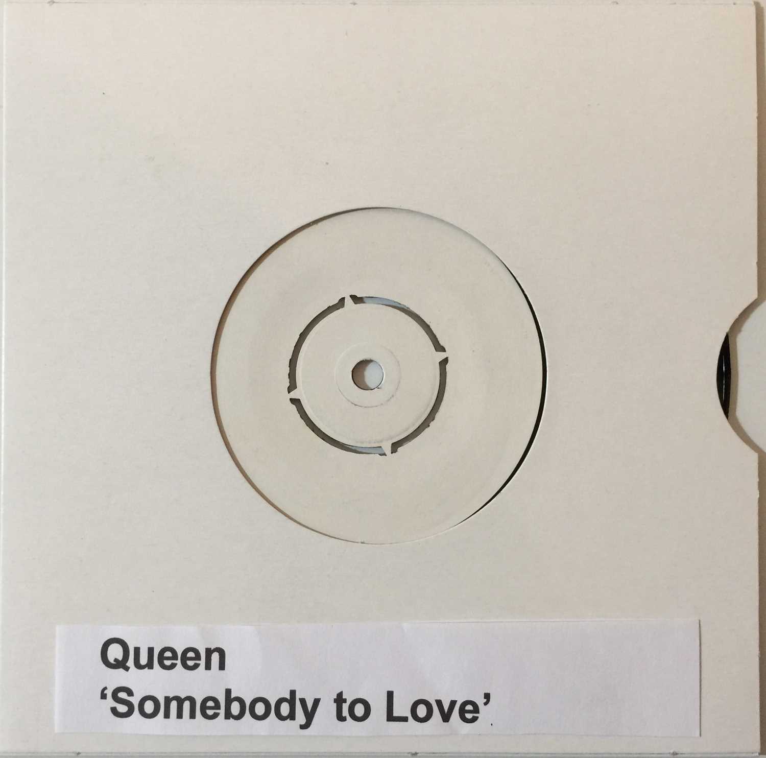 Queen - Somebody To Love 7" (UK White Label Test Pressing - EMI 2565