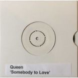 Queen - Somebody To Love 7" (UK White Label Test Pressing - EMI 2565