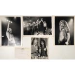 ALICE COOPER/VAN HALEN ORIGINAL PHOTOGRAPHS FROM NEGATIVES