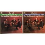 The Juilliard String Quartet - Bartok String Quartets LPs (Original UK Columbia Stereo Recordings -