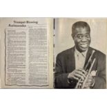 LOUIS ARMSTRONG SIGNED PROGRAMME