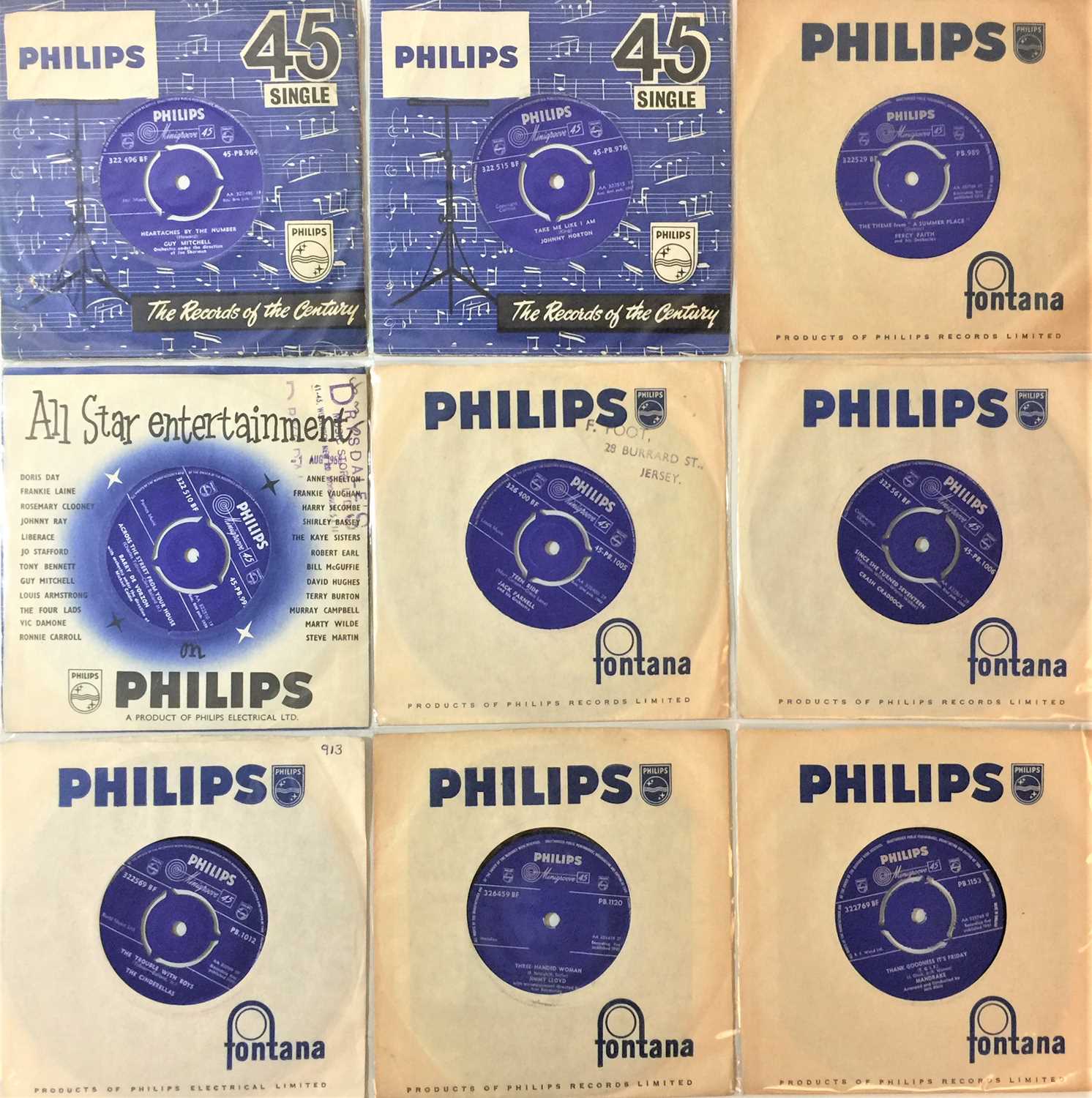 PHILIPS 7" COLLECTION - 1958 TO 1961 - Image 2 of 5