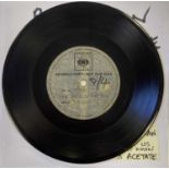 BOB DYLAN ONE OF US MUST KNOW - CBS 7" ACETATE RECORDING (1966)