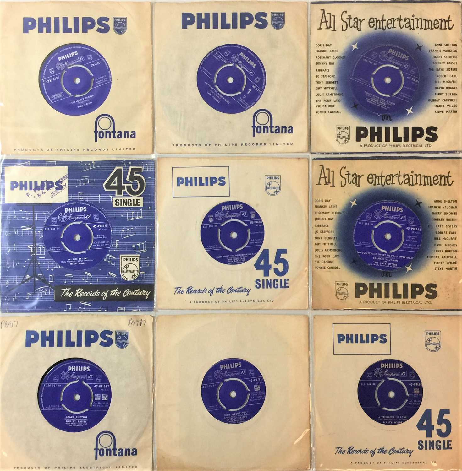 PHILIPS 7" COLLECTION - 1958 TO 1961 - Image 3 of 5
