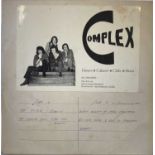 COMPLEX - 'UNTITLED' UNRELEASED 10" LP (CRAIGHALL RECORDING)