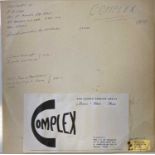 COMPLEX - 'UNTITLED' UNRELEASED 10" LP (EMIDISC RECORDING)